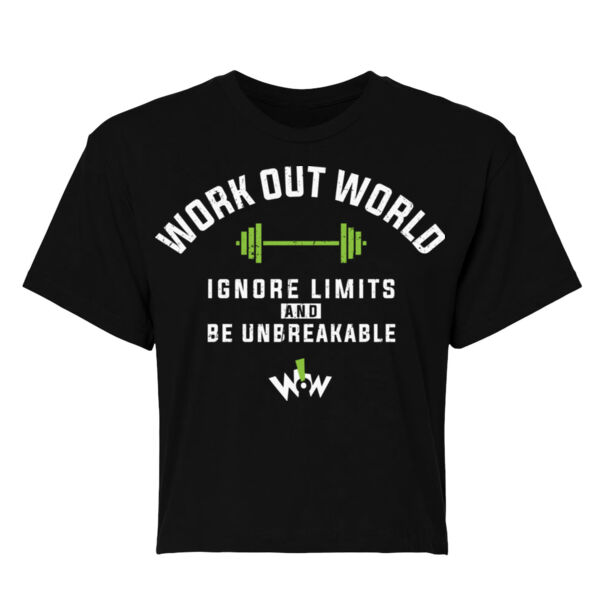 UNBREAKABLE - WOMEN'S CROP T-SHIRT - $S6XVP7$ Thumbnail