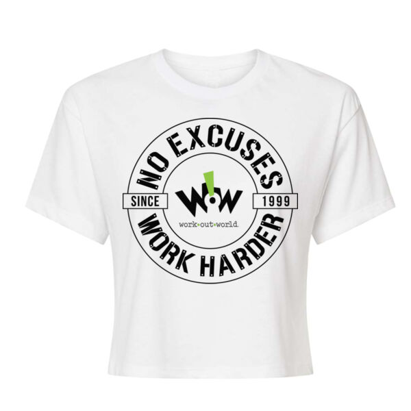 NO EXCUSES - WOMEN'S CROP T-SHIRT - $ZS4RBH$ Thumbnail